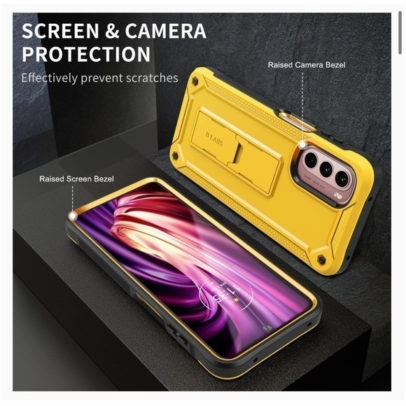 COMPATIBLE with Motorola Moto G Stylus Phone Case Screen Protector
Kickstand NEW - Picture 11 of 15